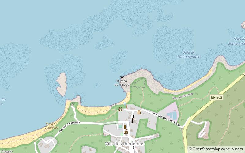 buraco do galego fernando de noronha location map