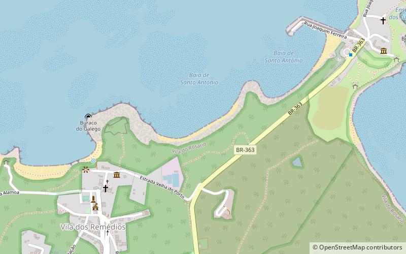 praia da biboca location map