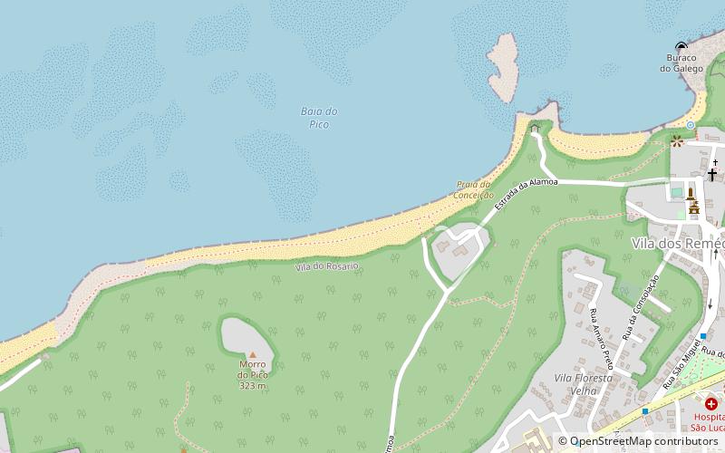 praia da conceicao ou de italcable fernando de noronha location map