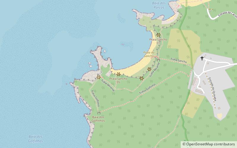 Sancho Bay location map