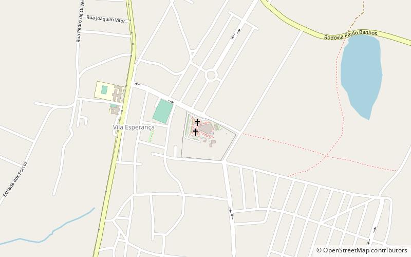 santuario de fatima sao benedito location map