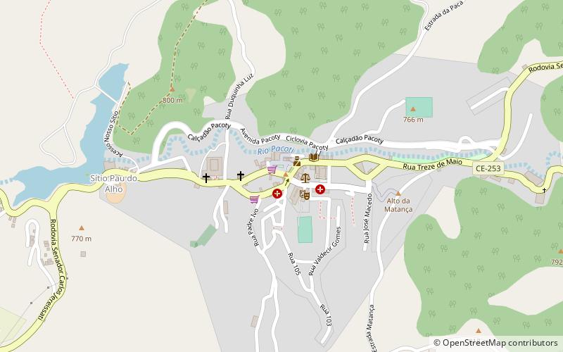 Pacoti location map