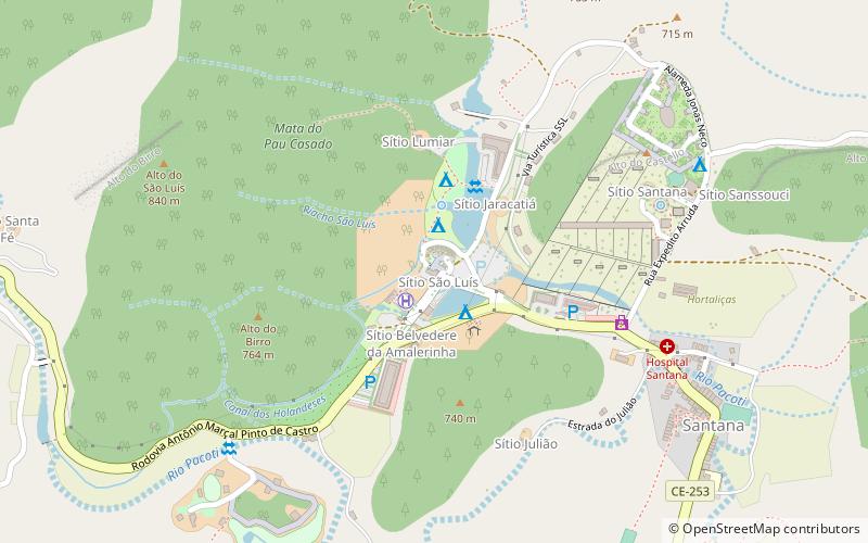 instituto sitio sao luis pacoti location map