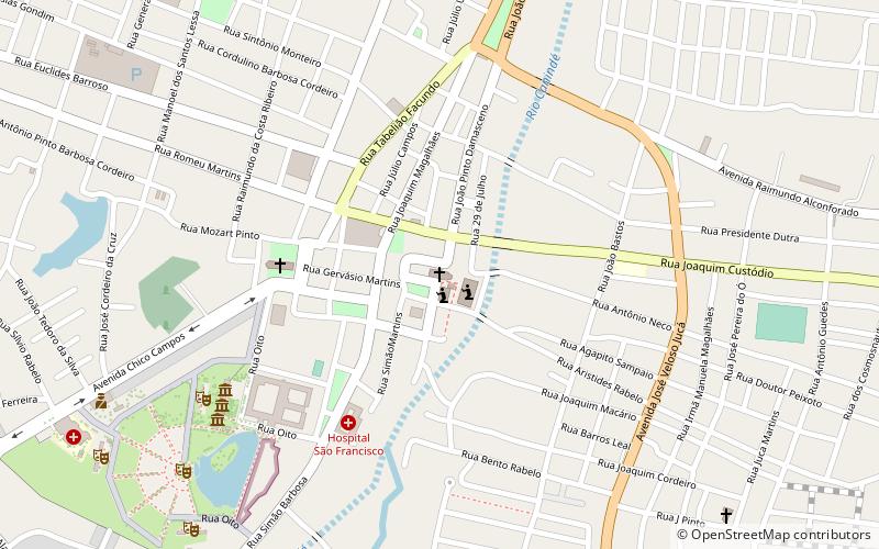 basilica de sao francisco caninde location map