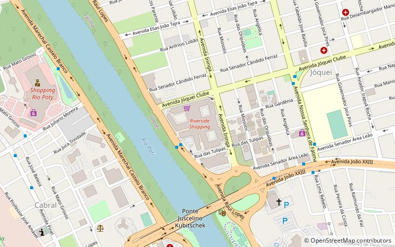 riverside shopping teresina location map
