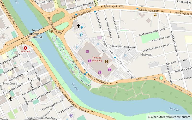 teresina shopping location map