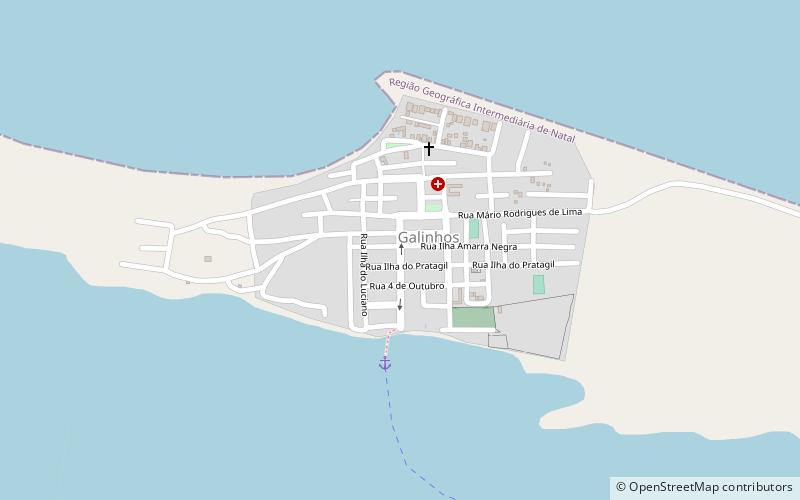 Galinhos location map