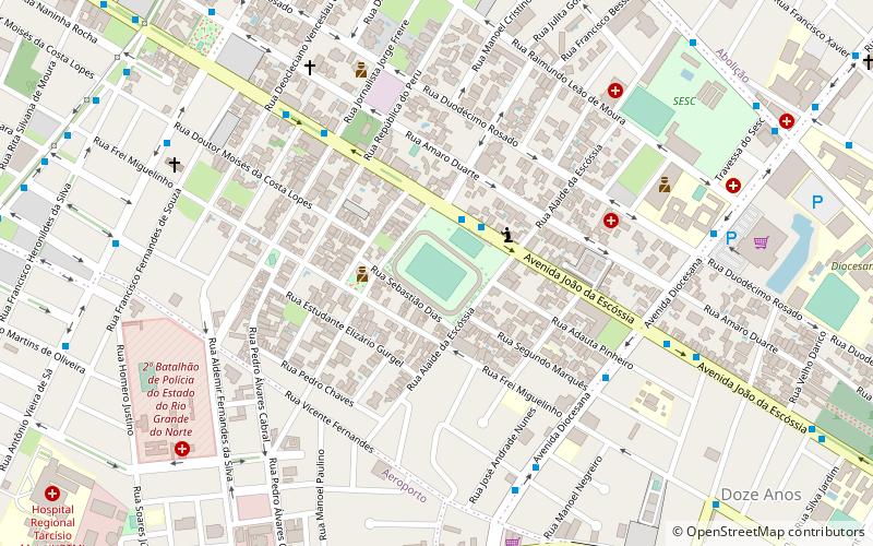 nogueirao mossoro location map