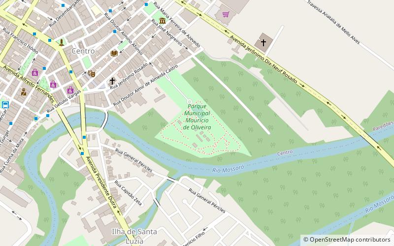 parque municipal mauricio de oliveira mossoro location map