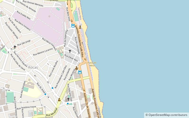 Praia do Meio location map