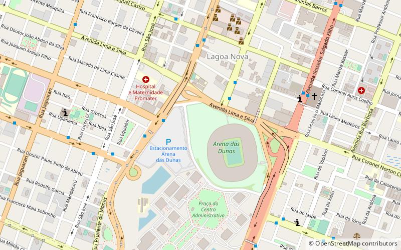 Estádio Machadão location map
