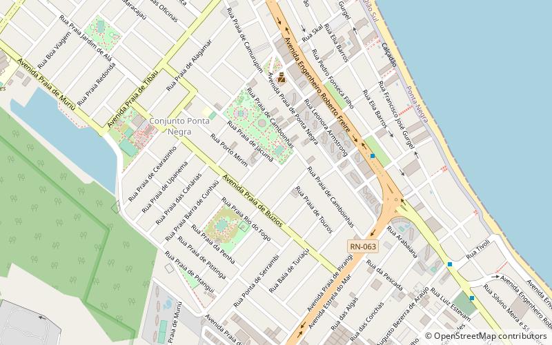 barra de tabatinga beach natal location map