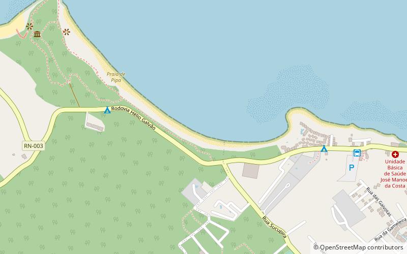baia dos golfinhos praia de pipa location map