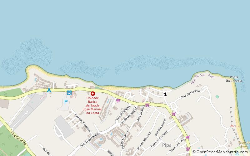 porto de pipa praia de pipa location map