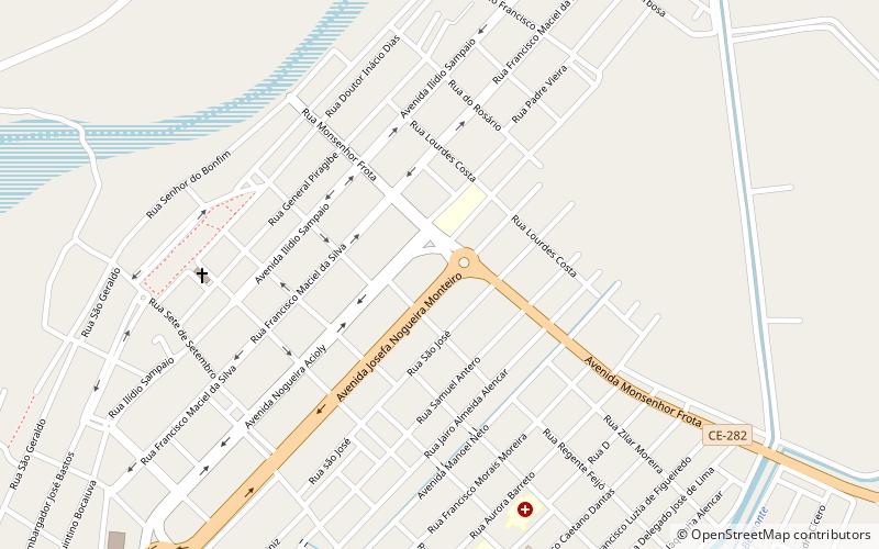 Icó location map