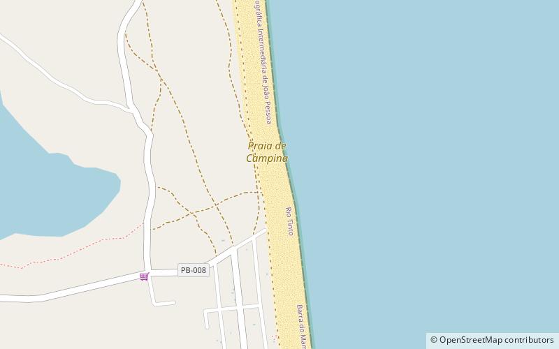praia de campina barra do rio mamanguape environmental protection area location map