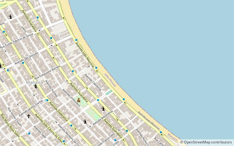 praia de manaira joao pessoa location map