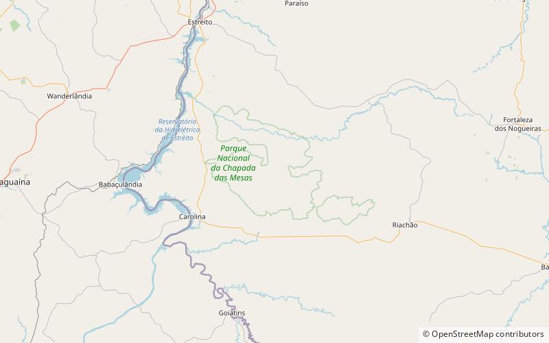 Parque Nacional da Chapada das Mesas location map