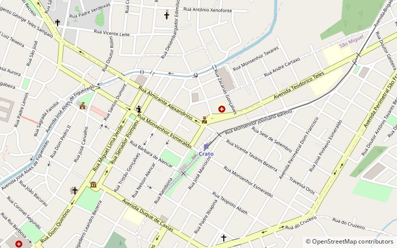 Crato location map