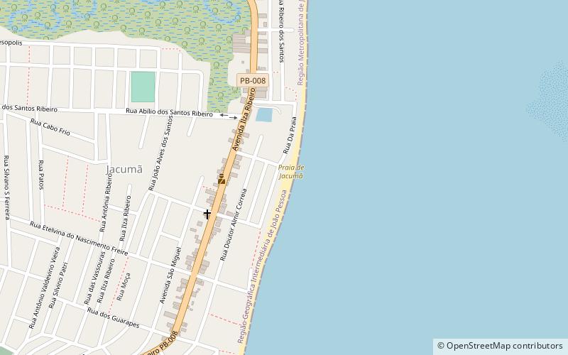 praia de jacuma location map