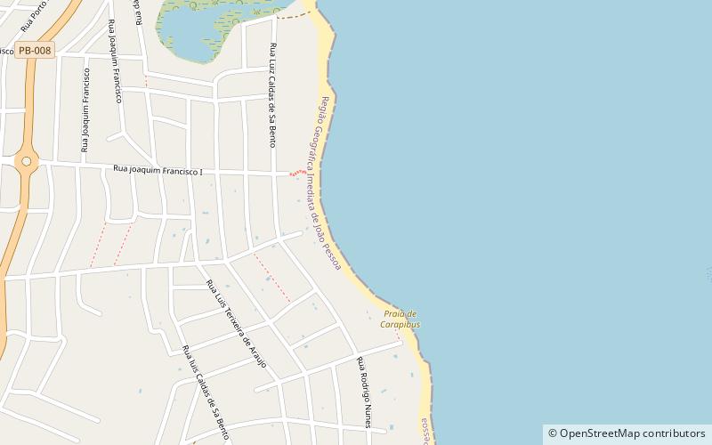Carapibus location map