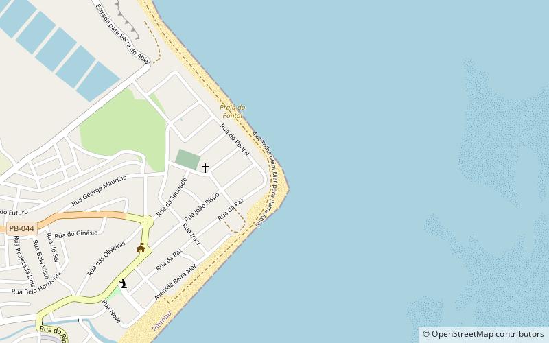 praia azul pitimbu location map