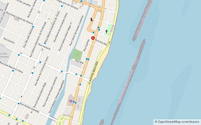 praia de rio doce olinda location map