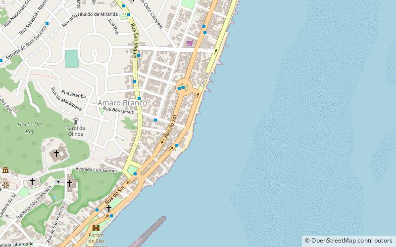 lighthouse beach olinda location map