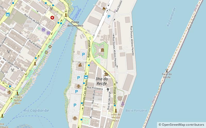 Recife Port location map