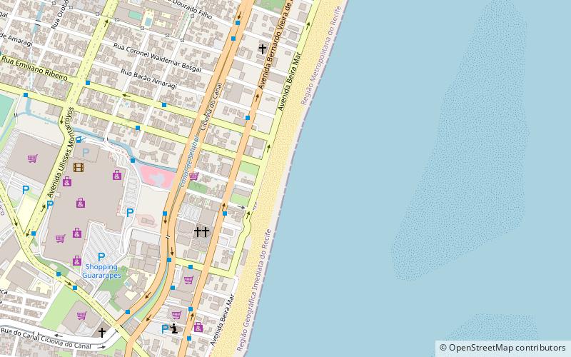 Praia de Piedade location map
