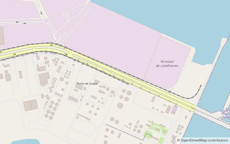 Suape Port location map