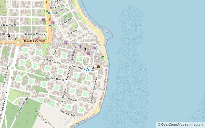 vila de porto de galinhas beach location map