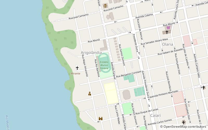 estadio aluizio ferreira porto velho location map
