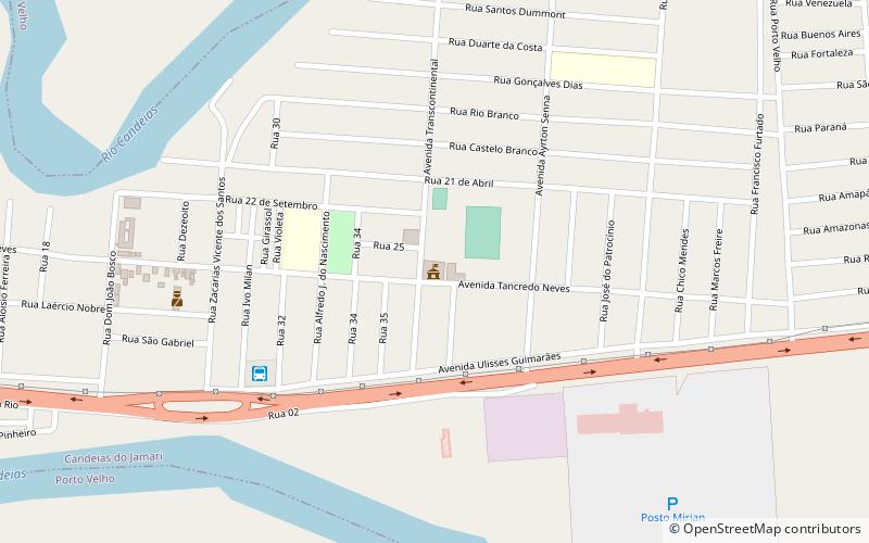Candeias do Jamari location map