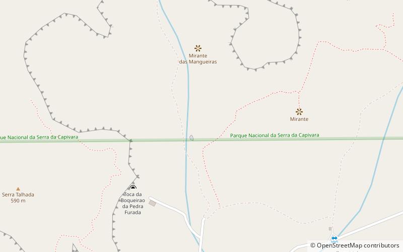 Pedra Furada location map