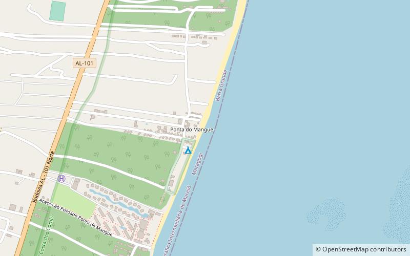 praia ponta do mangue maragogi location map