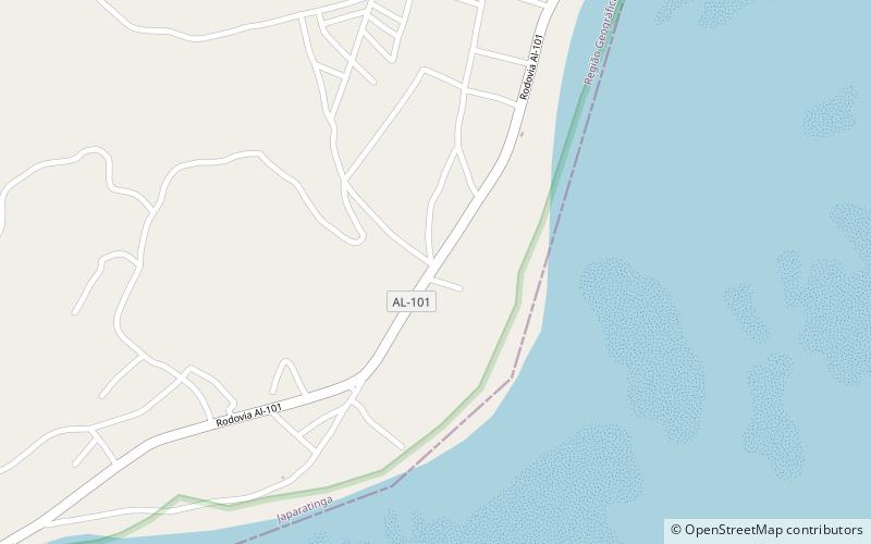 praia bitingui location map