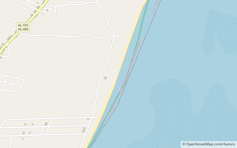 praia do patacho location map
