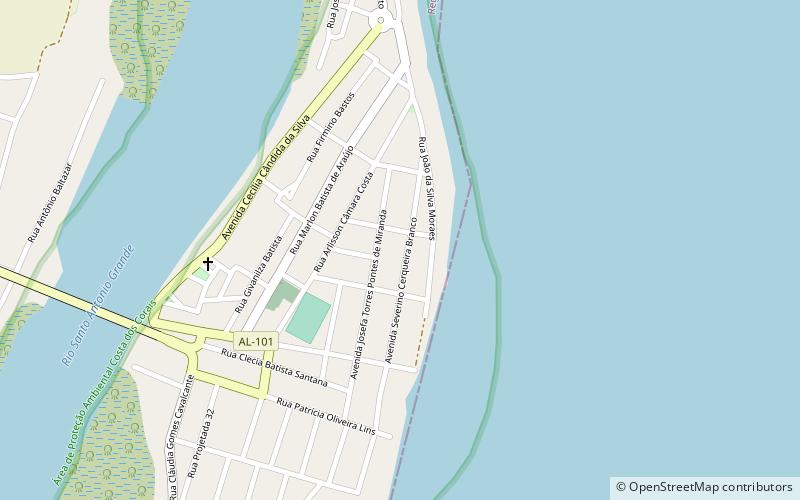 Barra de Santo Antônio location map