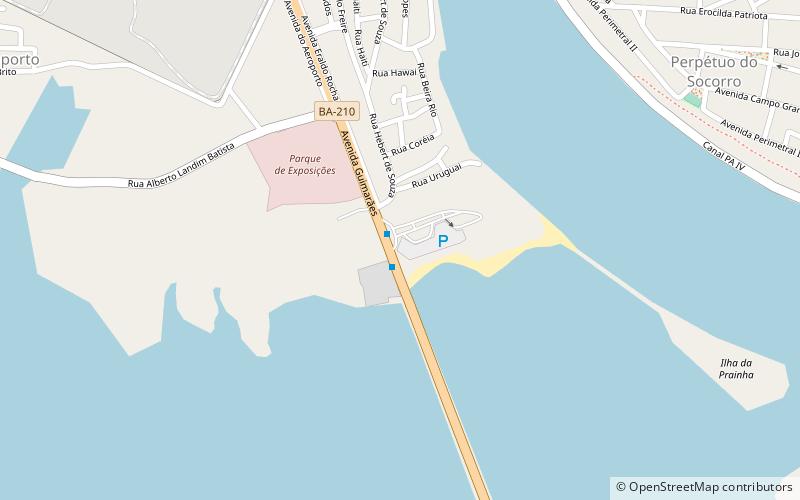 balneario prainha paulo afonso location map