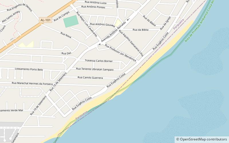 Paripueira location map