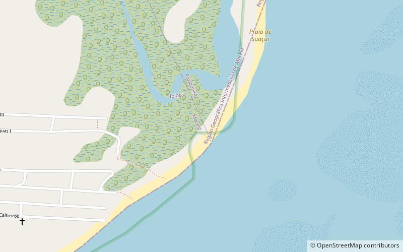 praia de suacui maceio location map