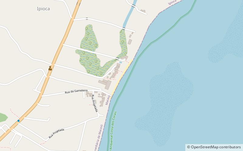 praia de ipioca maceio location map