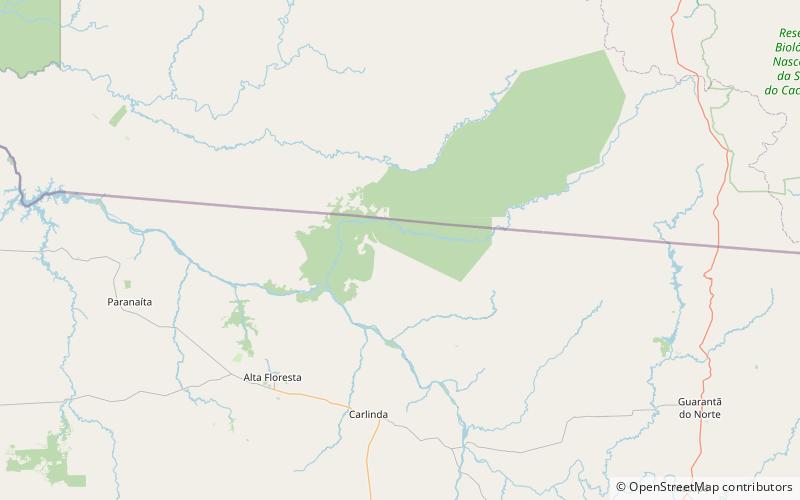 Cristalino State Park location map
