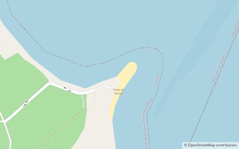 Praia do Gunga location map