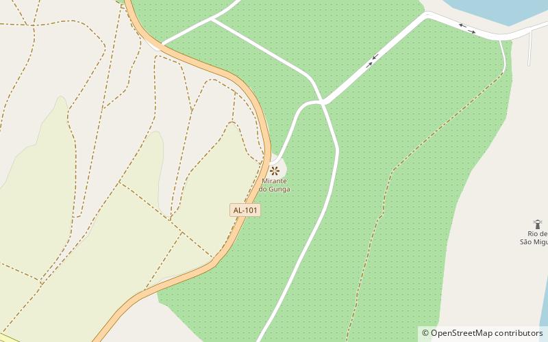 mirante do gunga roteiro location map