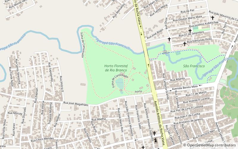 horto florestal rio branco location map