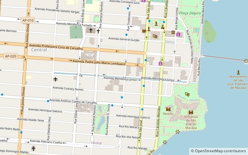 Rua Tiradentes location map