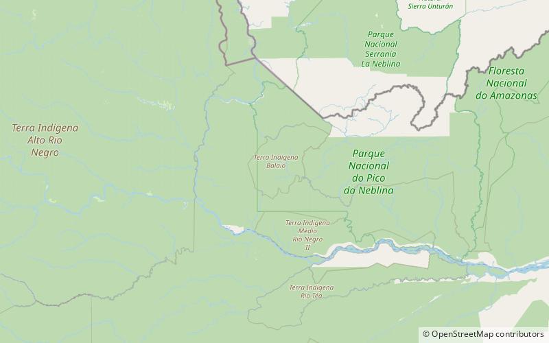 Morro dos Seis Lagos Biological Reserve location map