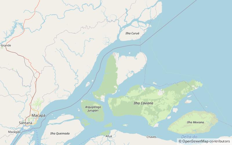 Marajó várzea location map